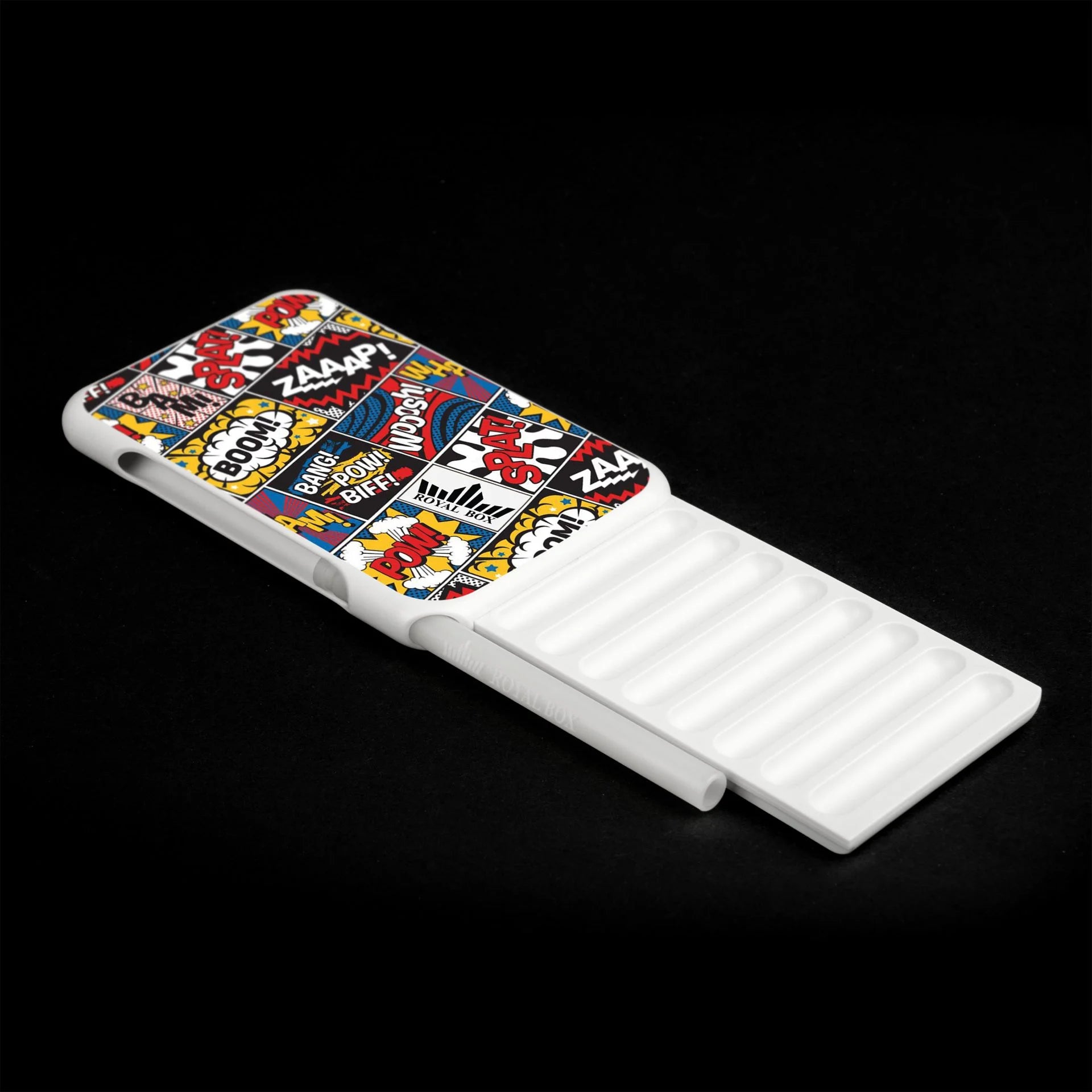 Royal Box Torpedo Boom Edition – White Version im auffälligen Comic-Pop-Art Design