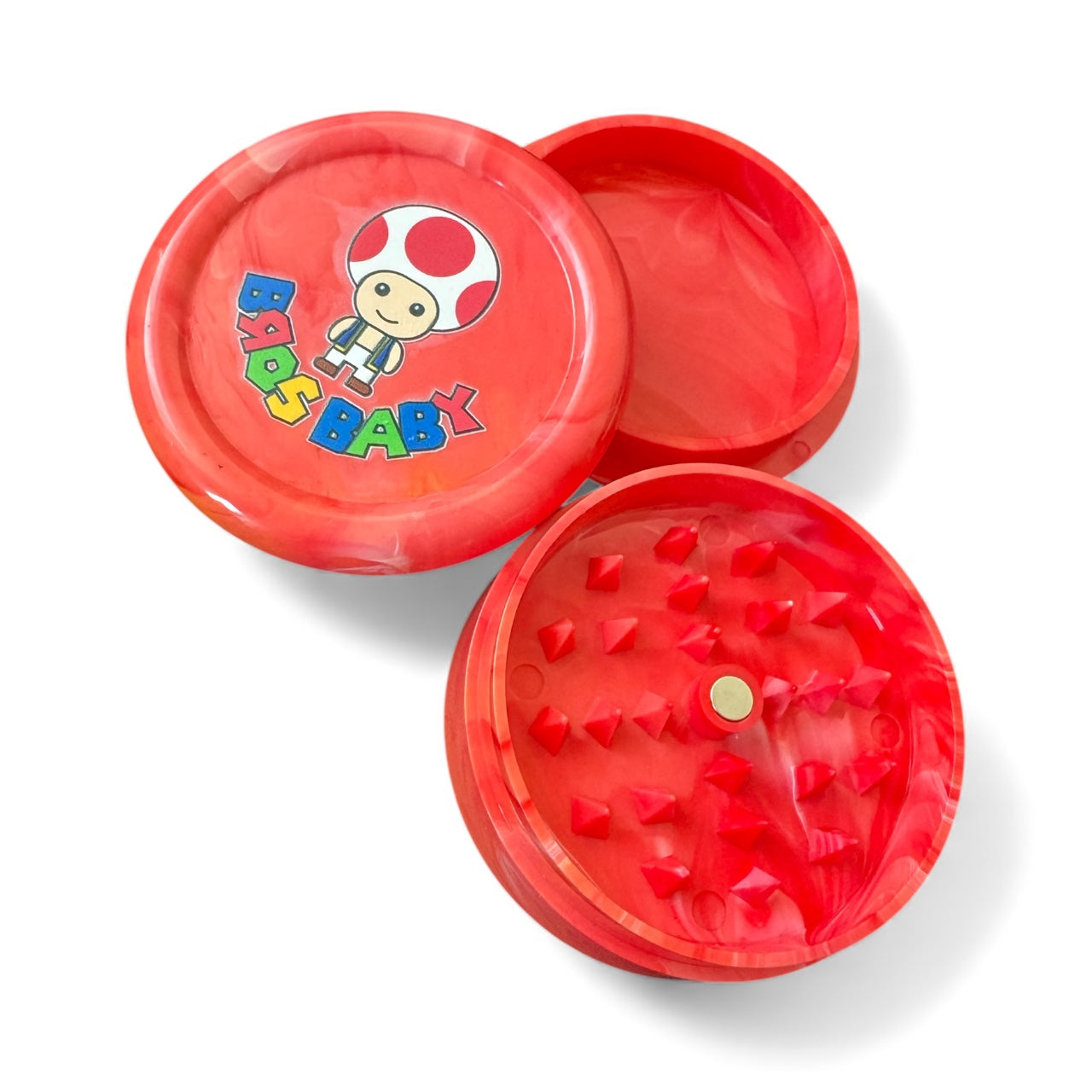 🧸 Teddy Montana Smoky Grinder – Bros Baby Edition (62 mm, 3-Part)