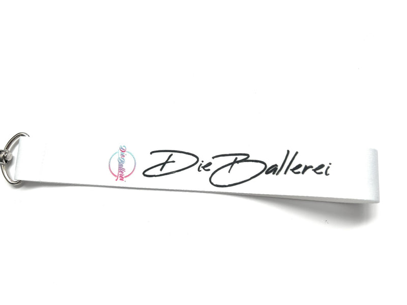 Cordon Die.Ballerei avec logo "Die.Ballerei" et fermoir