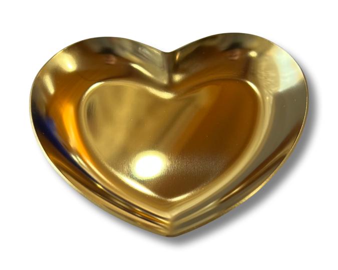 Gold heart metal board drawing pad/construction pad noble