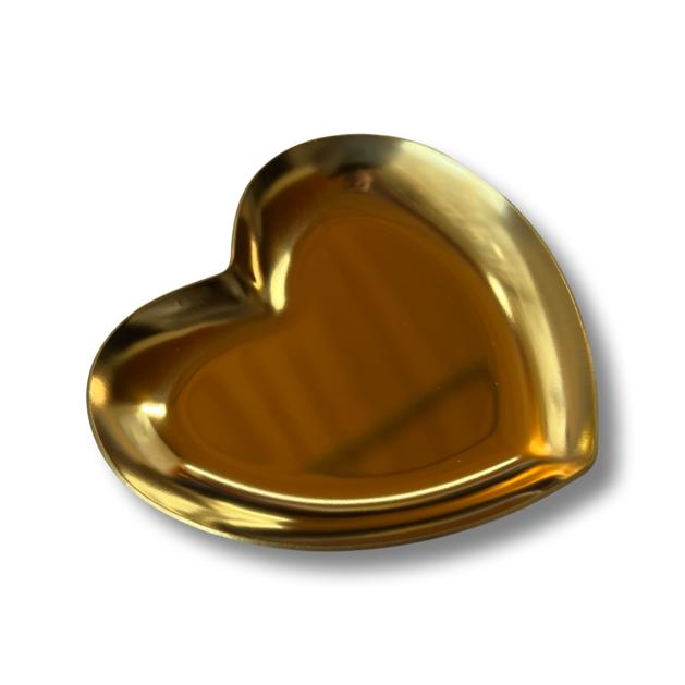 Gold heart metal board drawing pad/construction pad noble