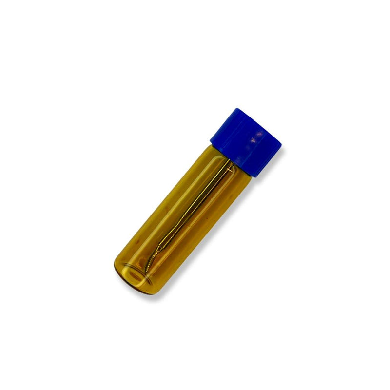 1 x Baller bottle with telescopic spoon with blue brown screw cap