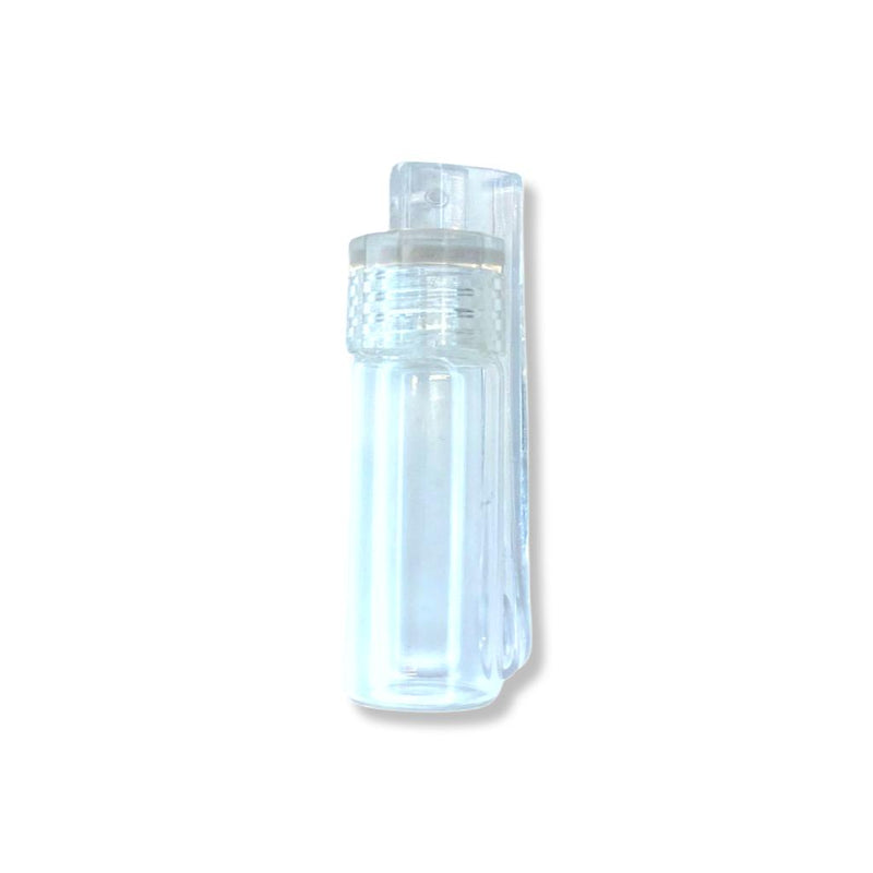 1 x Large dispenser (43mm) with fold-out spoon with transparent screw cap including funnel