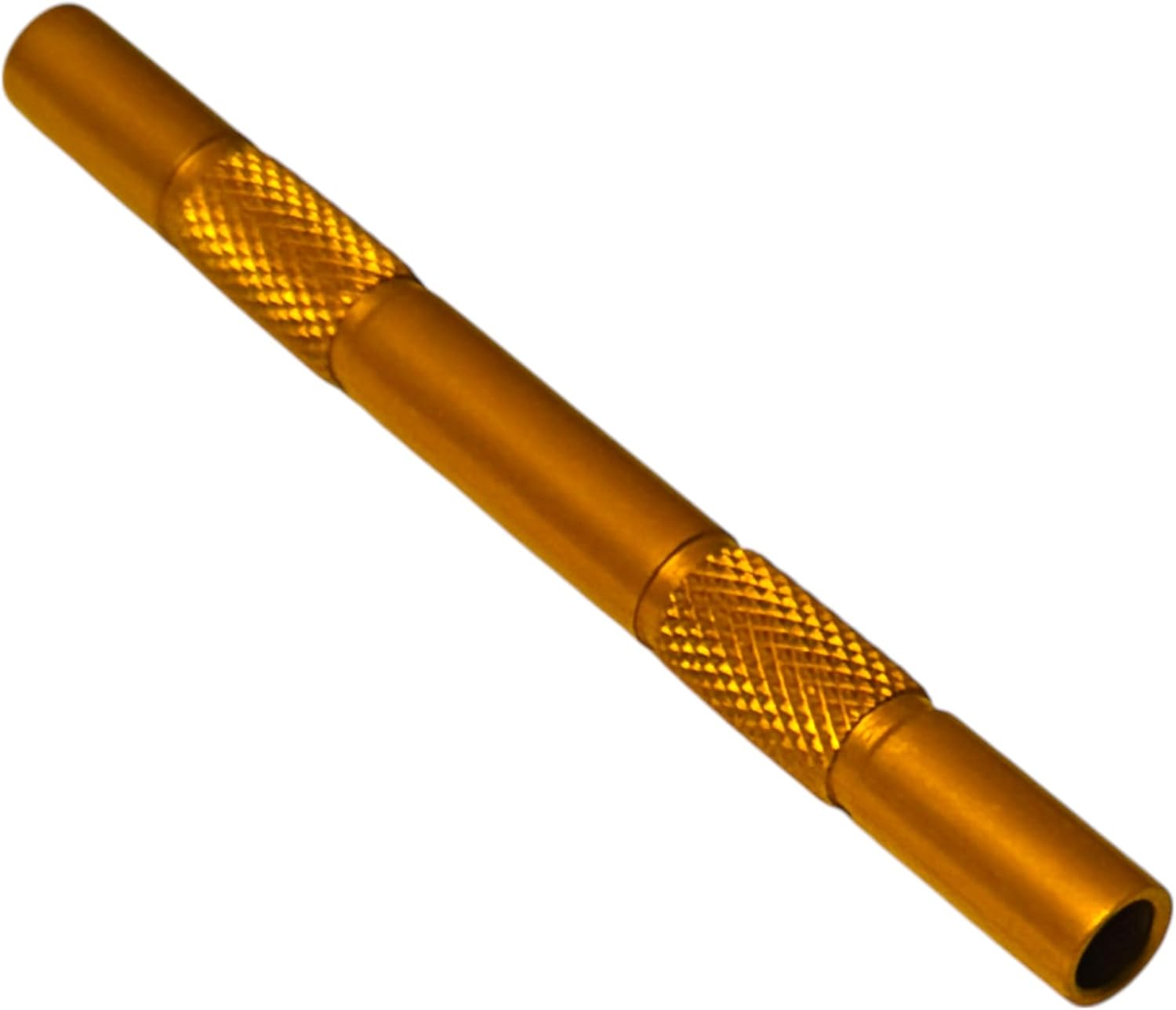 Zieh-Röhrchen Set aus hochwertigem Aluminium in Gold – 80mm