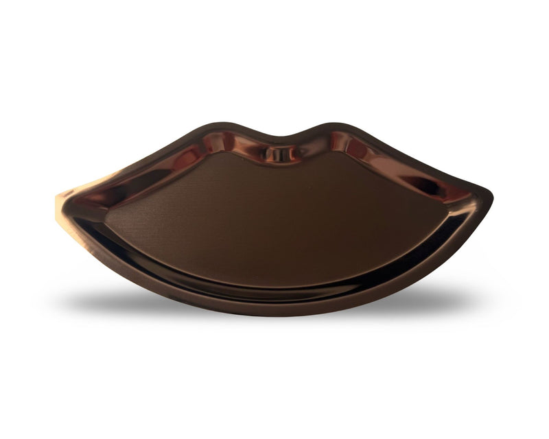 SET Bronze/Braun Lips 1x Metall Brettchen inkl. 1 Ziehröhrchen Ziehunterlage Classy Edel