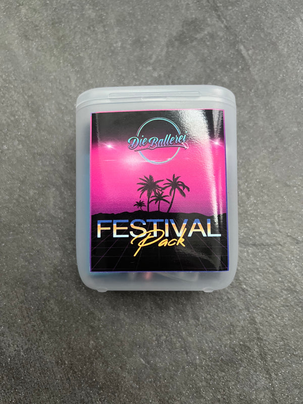 Le pack festival ultime (2 tubes, boite royale originale, carte hack, distributeur XXL, capsules, clipper) en étui rigide - pack fête