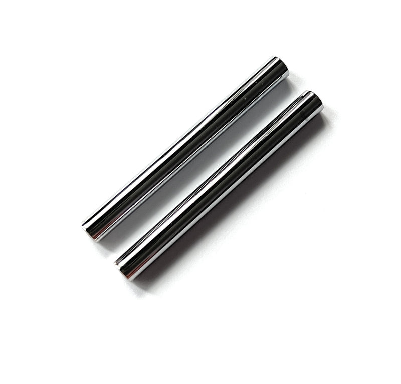 Pull-tube made of aluminum in chrome, 70mm long, stable, light, elegant, noble