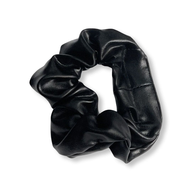 Élastique à cheveux / chouchou avec cachette / compartiment secret - trompeusement réel en noir