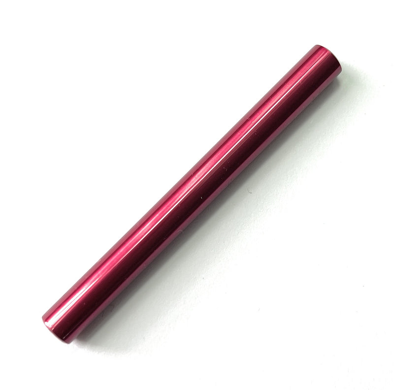 Pull-tube made of aluminum in rosewood, 70mm long, stable, light, elegant, noble