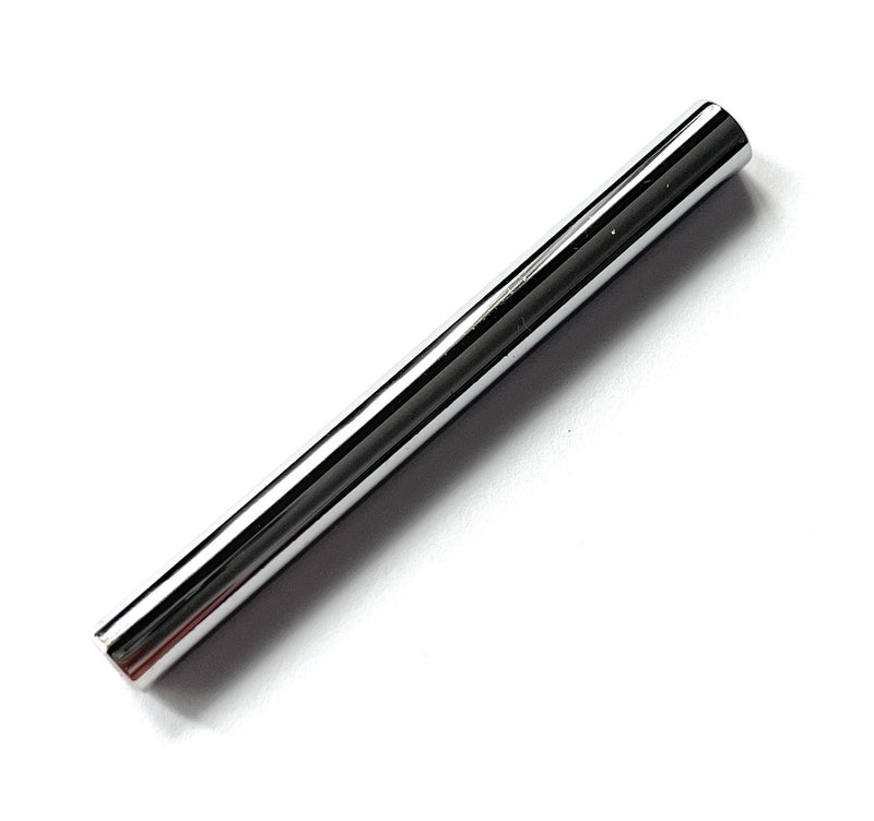 Pull-tube made of aluminum in chrome, 70mm long, stable, light, elegant, noble