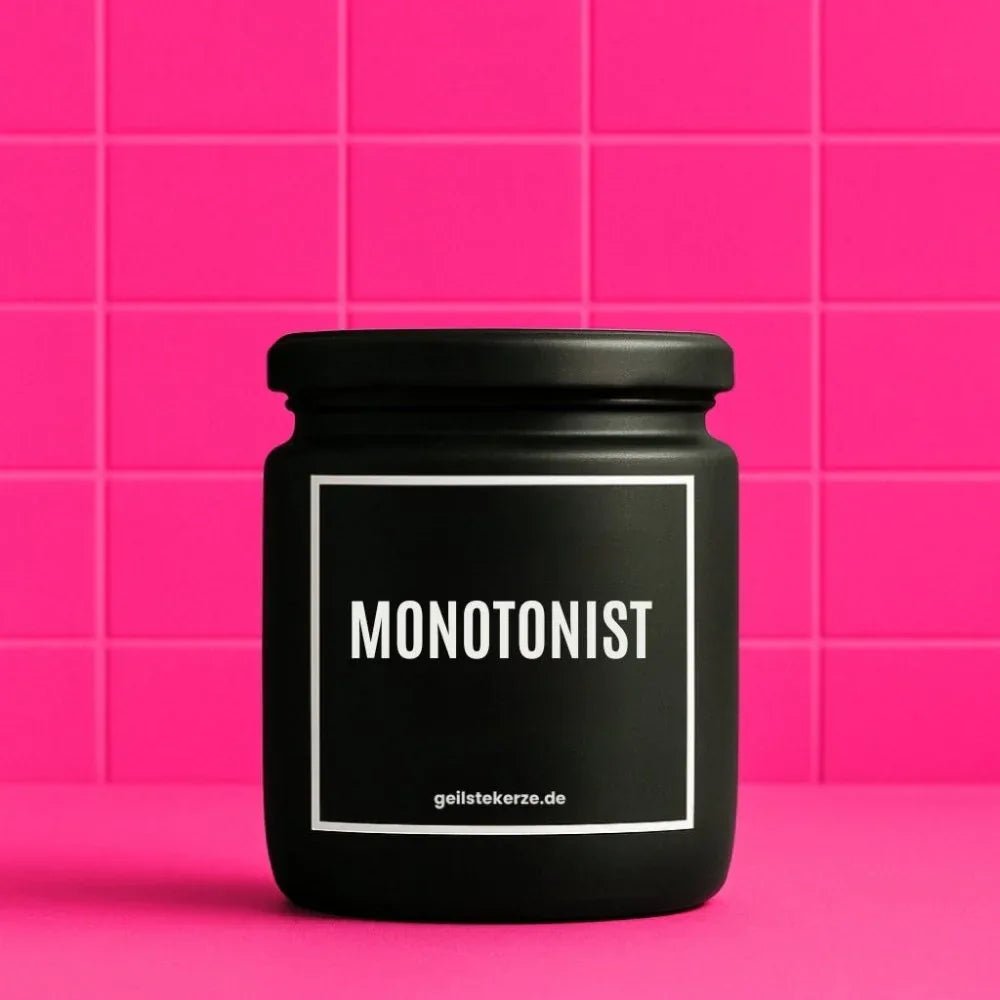 Duftkerze „MONOTONIST“ von geilstekerze – Ansicht 1