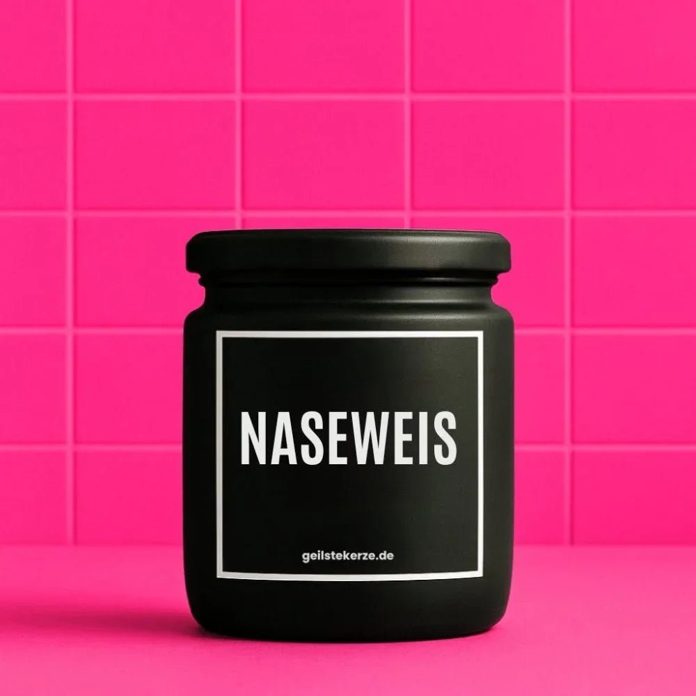 Duftkerze „NASEWEIS“ von geilstekerze – Ansicht 1