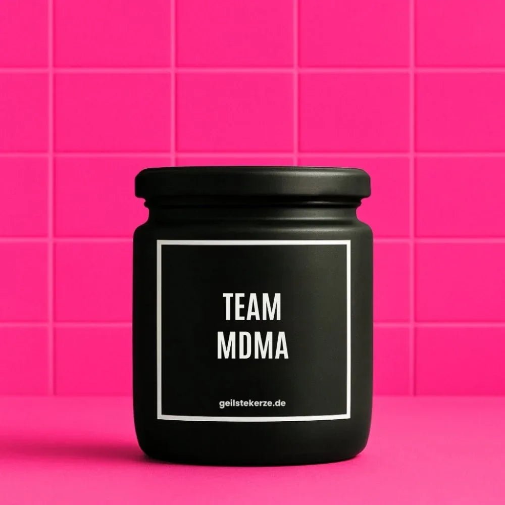 Duftkerze „TEAM MDMA“ von geilstekerze – Ansicht 1
