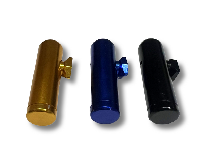 Individually or in a set of 3 dispensers: Discover the ultimate snuff dispenser - made from high-quality aluminum for robust and long-lasting performance.