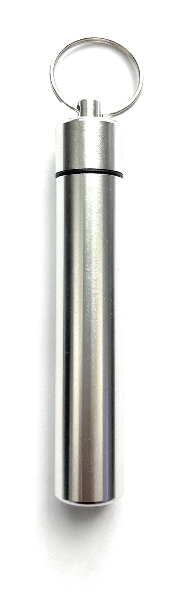 Boîte de rangement avec pendentif comprenant une cuillère et un tube à dessin en aluminium | Portionneur | Donateur V5