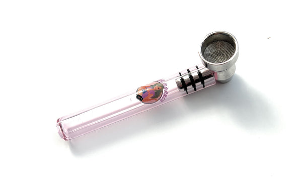 Pipe à fumer « Rose » Pipes en verre Accessoires pour fumer Pipe en verre pour fumer