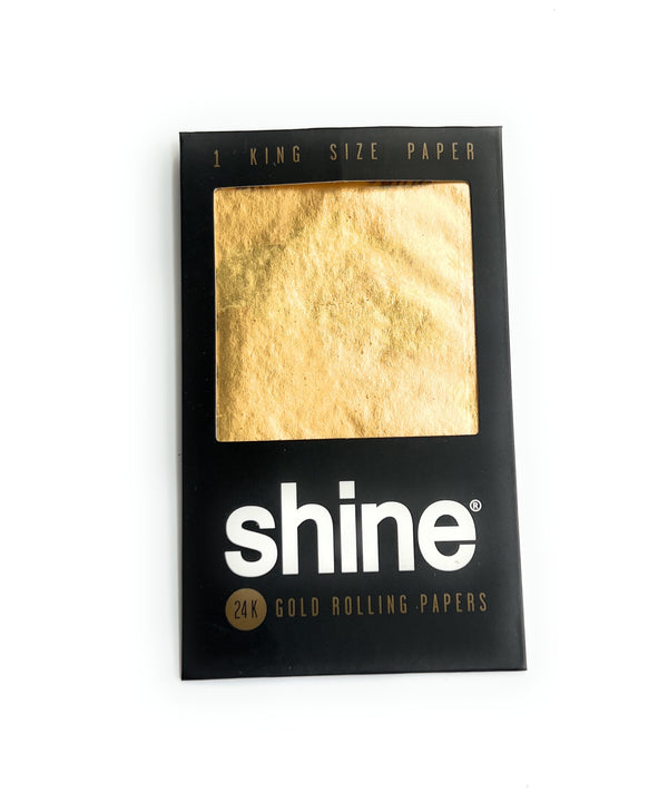 Feuilles à rouler Shine 24 carats - 1x papier doré à l'or véritable 24 carats