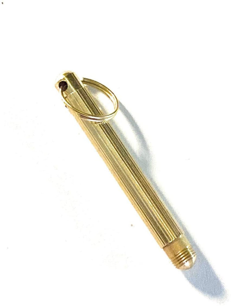 Mini Löffel Anhänger (ca.70mm) Gold Charm Sniffer Snorter Snuff Snorter Powder Löffel Smoking Zubehör in Gold zusammenklappbar