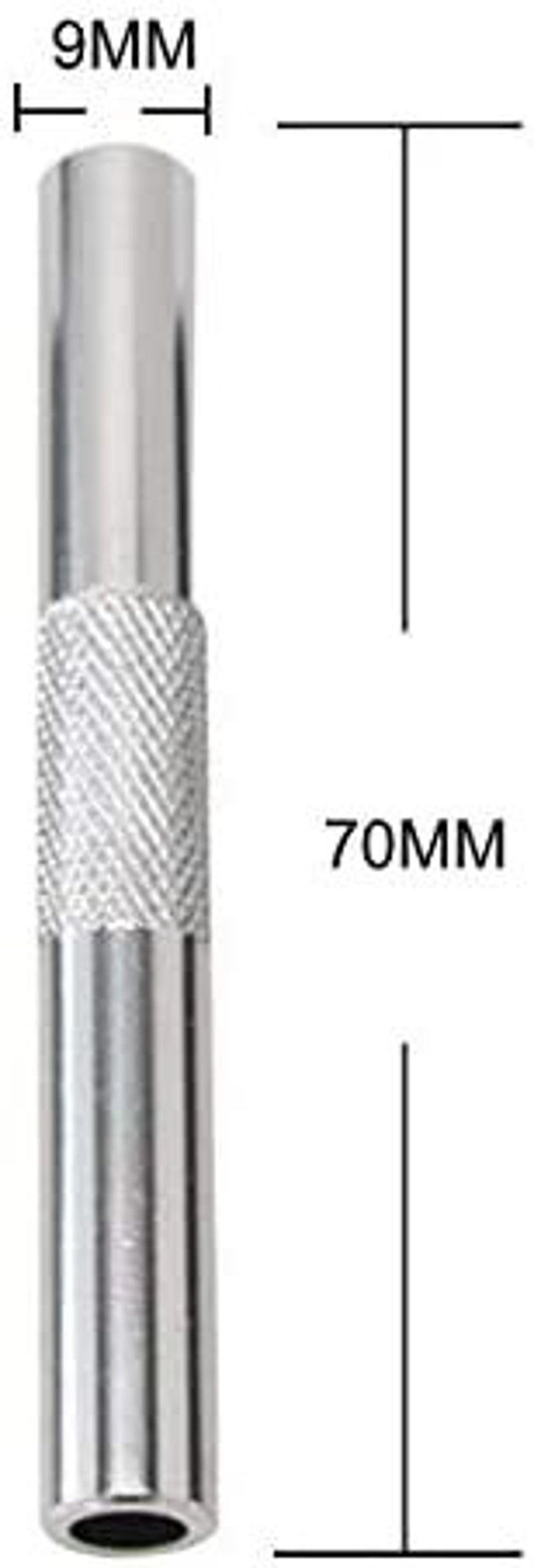 Ensemble de tubes - 4 pièces - en aluminium - pour votre tabac à priser - tube de tirage - tabac à priser - distributeur snorter - longueur 70 mm 4 couleurs