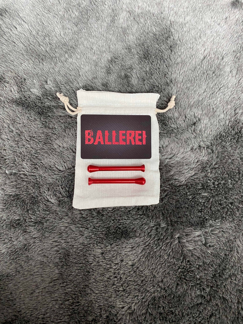 Mini SET Ballerei Rot Sniff Snuff Sniffer Snuff Dispenser Dispenser Dispensers (2x tubes & hack card) in a small bag