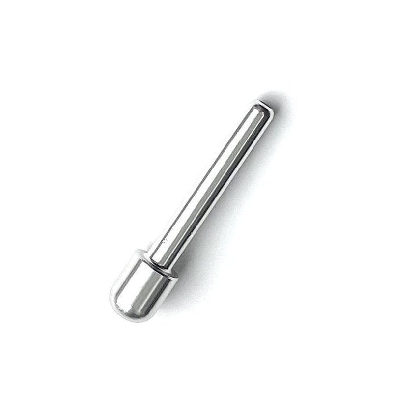Röhrchen aus Aluminum– für deinen Schnupftabak- Zieh - Röhrchen - Snuff - Snorter Dispenser – Länge 70mm  (Silber)