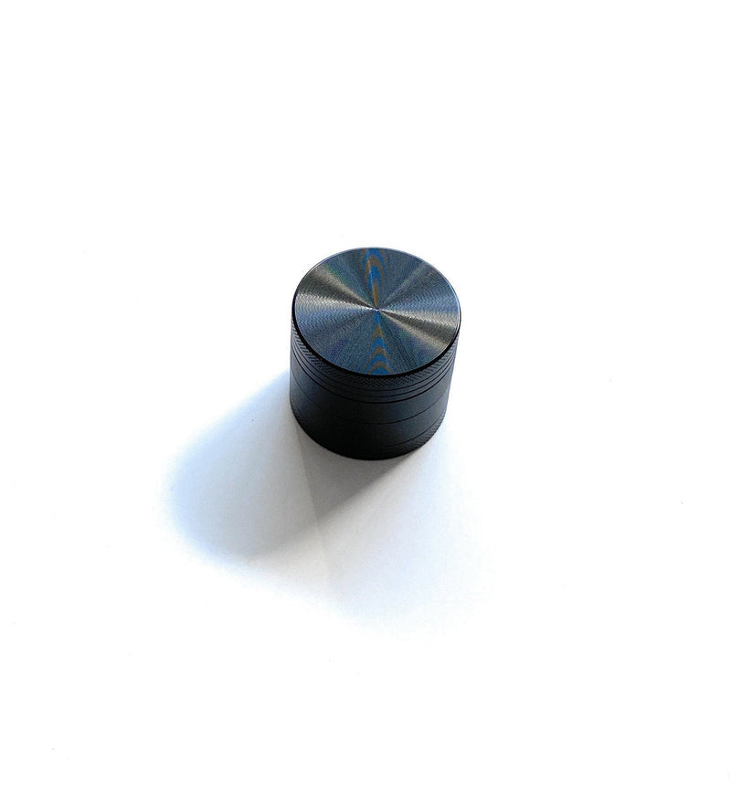 Grinder in elegant black (50mm) 3 layers of aluminum with magnet Smoking Grinder Cookie Stoner Herb Weed Grinder