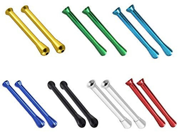 Ensemble de tubes à dessin de couleurs mélangées (bleu, noir, argent, or, vert, rouge, turquoise)