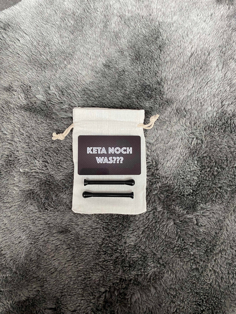 Mini SET Keta noch was?  Sniff Snuff Sniffer Schnupf Spender Dispenser Dispensers (2x Röhrchen & Hack-Karte) in Säckchen