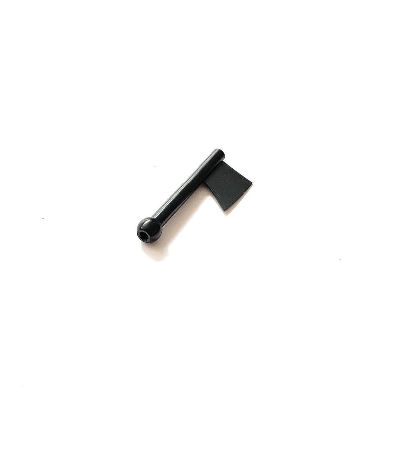 Colored Metal Snuff Bat Snorter Nasal Tube Bullet Sniffer Snuffer & Blade Edge Razor Blade Hatchet (Black)