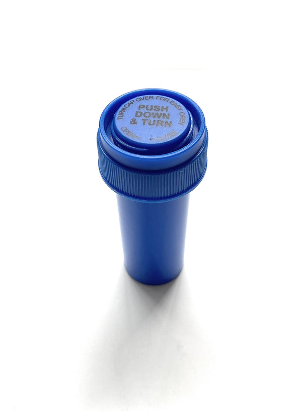 Dose zum Frischhalten und Verstauen kleiner Gegenstände/Gewürze etc. Blau ca. 7,5 cm Push Down and Turn Verschluss gegen Gerüche