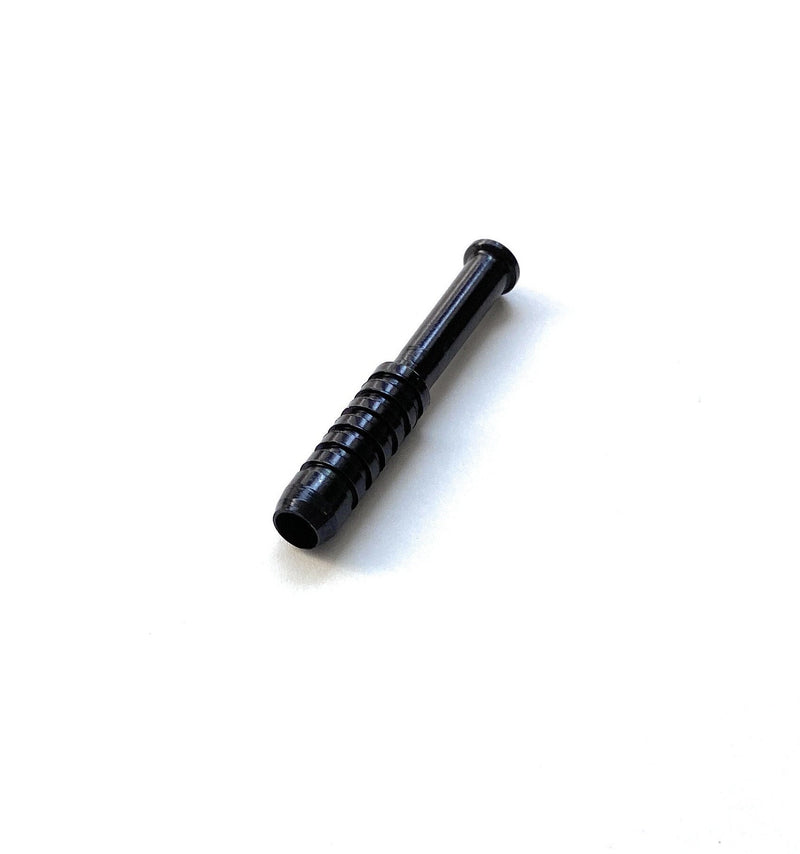 1 x Colored Metal Straw 55mm Straw Drawing Tube Snuff Bat Snorter Nasal Tube Bullet Sniffer Snuffer Snuff Black Black