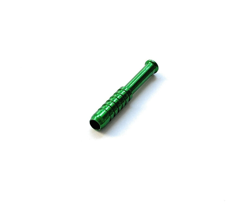 Colored Metal Straw 55mm Strohhalm Ziehröhrchen Snuff Bat Snorter Nasal Tube Bullet Sniffer Snuffer Schnupftabak grün
