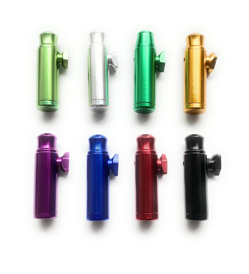 M&M Smartek Dosierer Portionierer Spender für Schnupftabak Dispenser  Alu/Metall in 7 Farben für deinen Schnupftabak Version 5.0 (Silber)