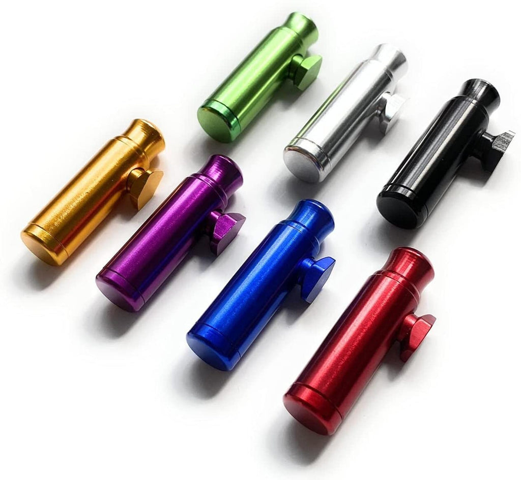 M&M Smartek Dosierer Portionierer Spender für Schnupftabak Dispenser  Alu/Metall in 7 Farben für deinen Schnupftabak Version 5.0 (Silber)