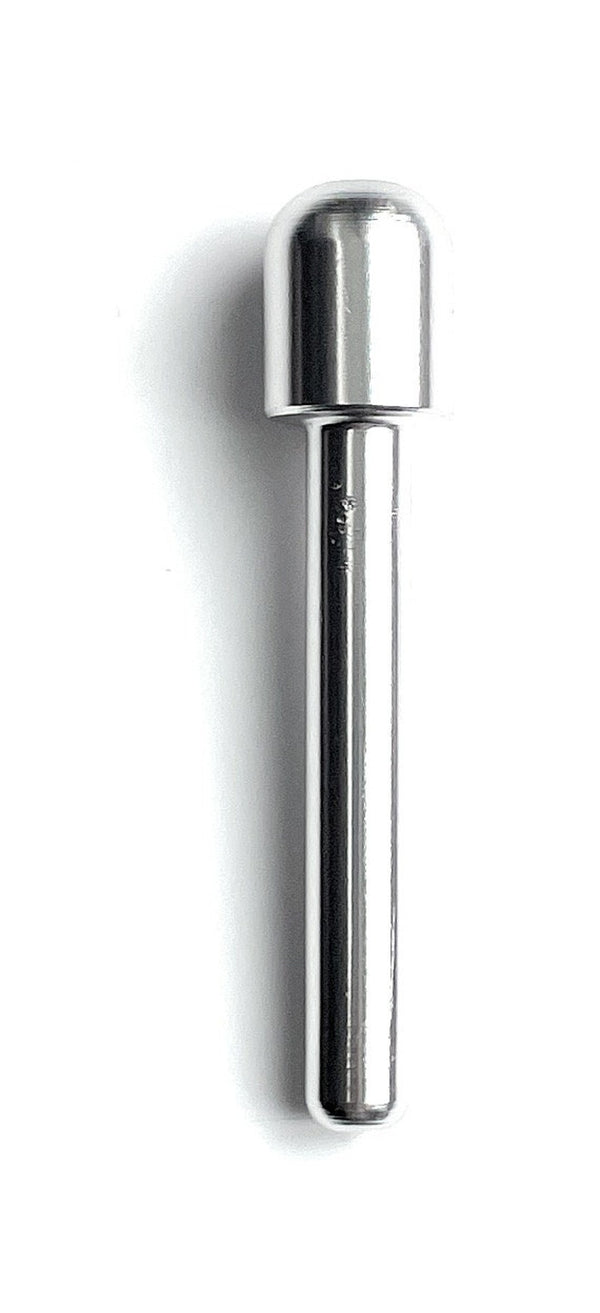 Tube made of aluminum - for your snuff draw tube - snuff - snorter dispenser - length 70mm (silver)