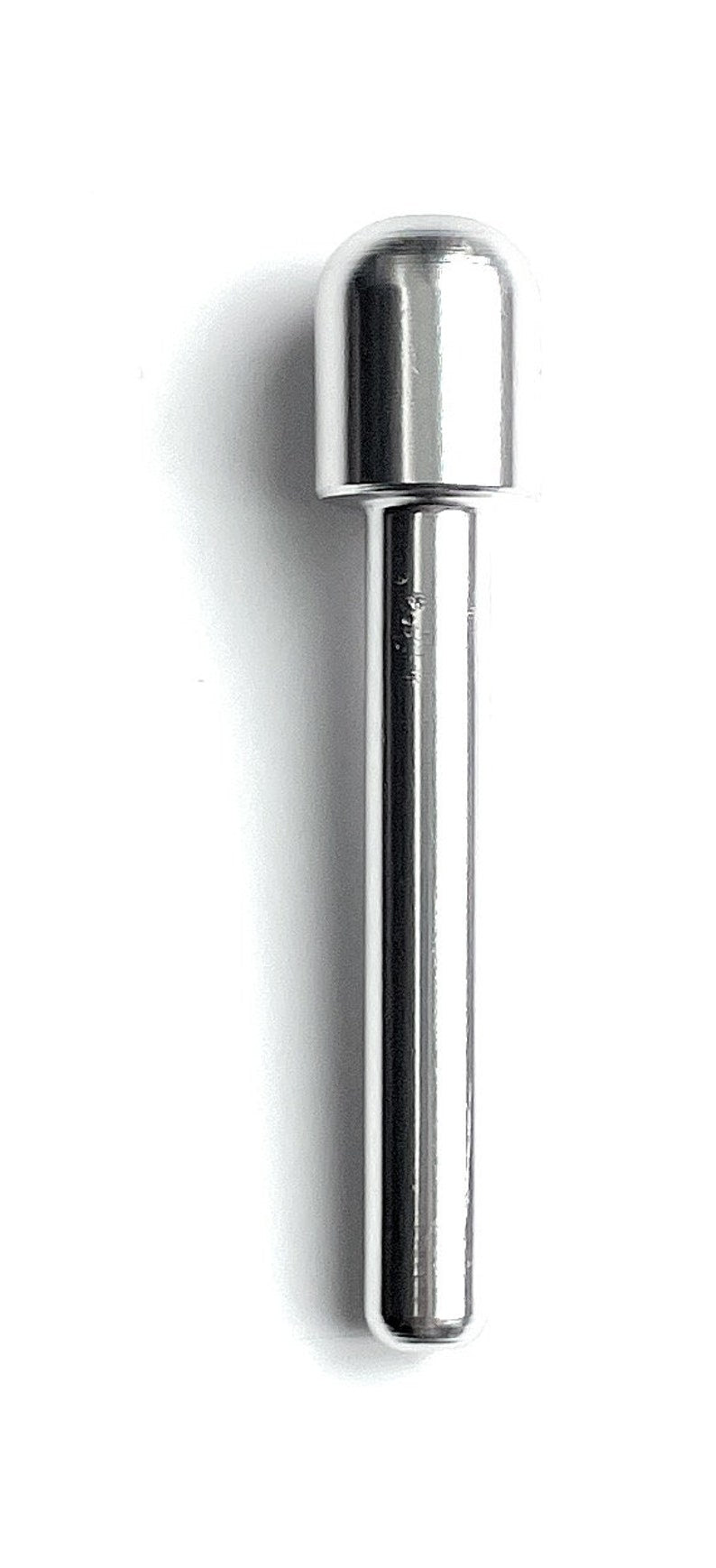 Tube en aluminium - pour votre tube de tirage de tabac à priser - distributeur de tabac à priser - longueur 70 mm (argent)
