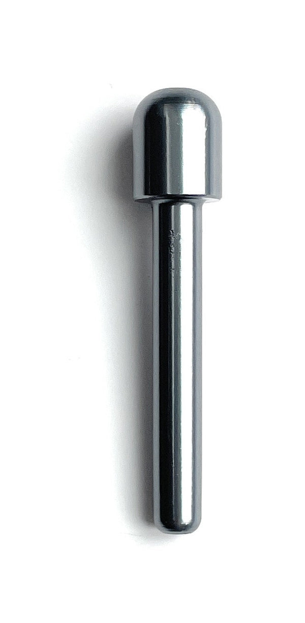 Tube en aluminium - pour votre tube de tirage de tabac à priser - distributeur de tabac à priser - longueur 70 mm (chrome)