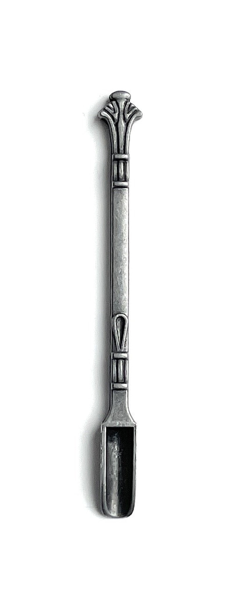 Mini cuillère (environ 85mm) breloque renifleur reniflard snuff reniflard cuillère à poudre accessoires pour fumer en fer