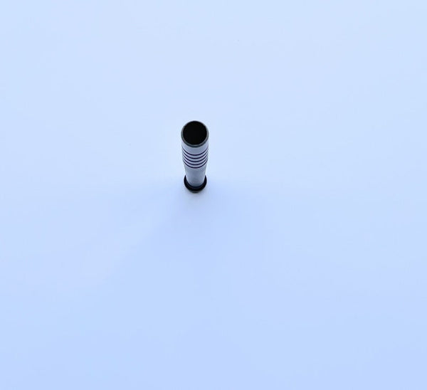 Colored Metal Straw Strohhalm Ziehröhrchen Snuff Bat Snorter Nasal Tube Bullet Sniffer Snuffer (Schwarz)