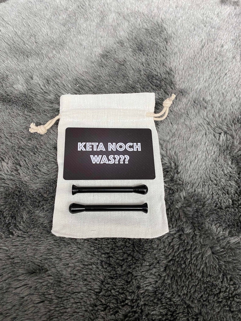 Mini SET Keta noch was?  Sniff Snuff Sniffer Schnupf Spender Dispenser Dispensers (2x Röhrchen & Hack-Karte) in Säckchen