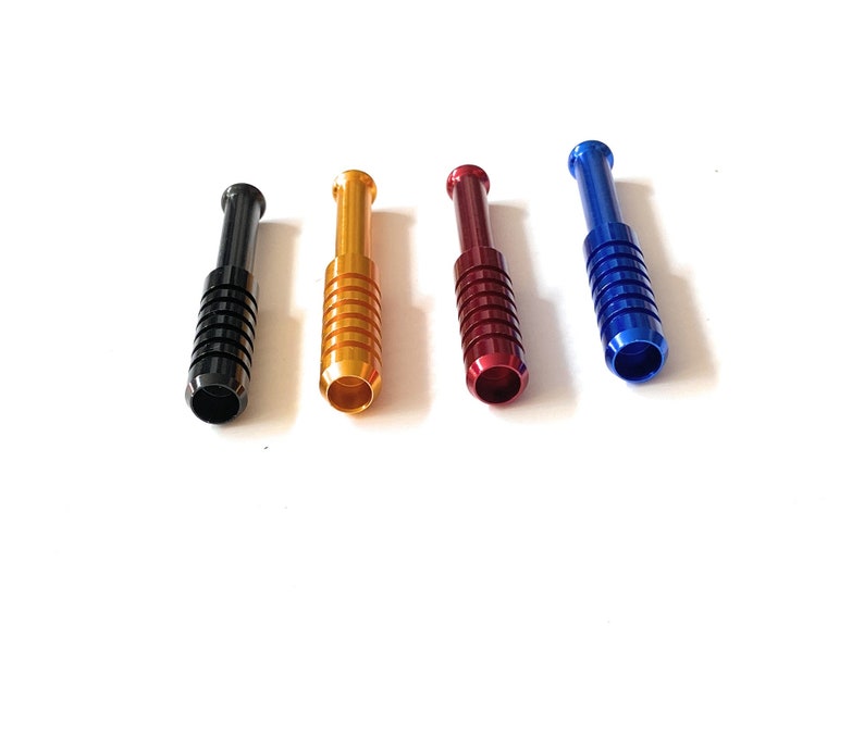Colored Metal Straw Ziehröhrchen in 80mm in 4 verschiedenen Farben zur Wahl Snuff Schnupftabak