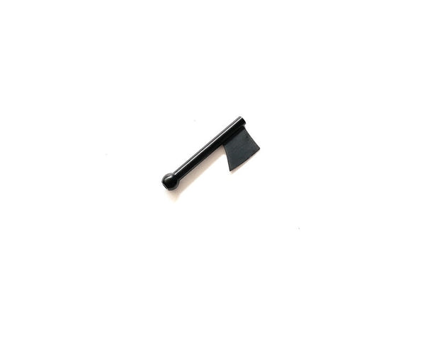 Colored Metal Snuff Bat Snorter Nasal Tube Bullet Sniffer Snuffer & Blade Edge Razor Blade Hatchet (Black)