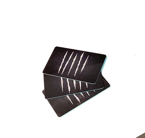 "Lines" card in carbon look in debit card/identity card format for snuff-snuff-doser-hack card-pull and hack