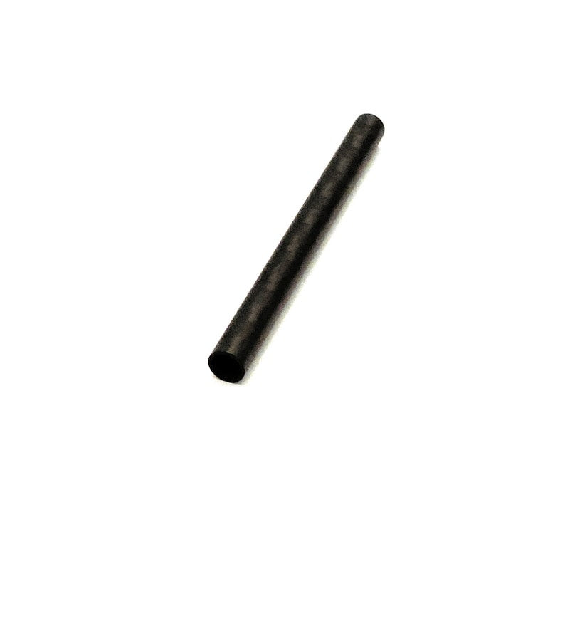 Schwarzes Röhrchen aus Carbon - Zieh-Röhrchen - stabil, leicht, elegant - Länge 70mm