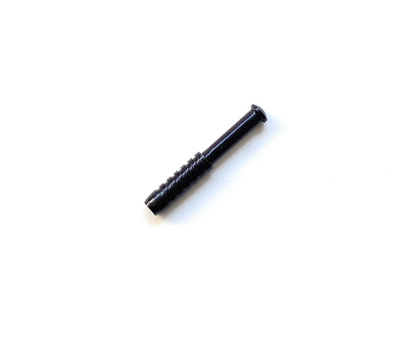 Paille métallique colorée 55mm, Tube de dessin de paille, reniflard de chauve-souris, Tube Nasal, renifleur de balles, noir noir