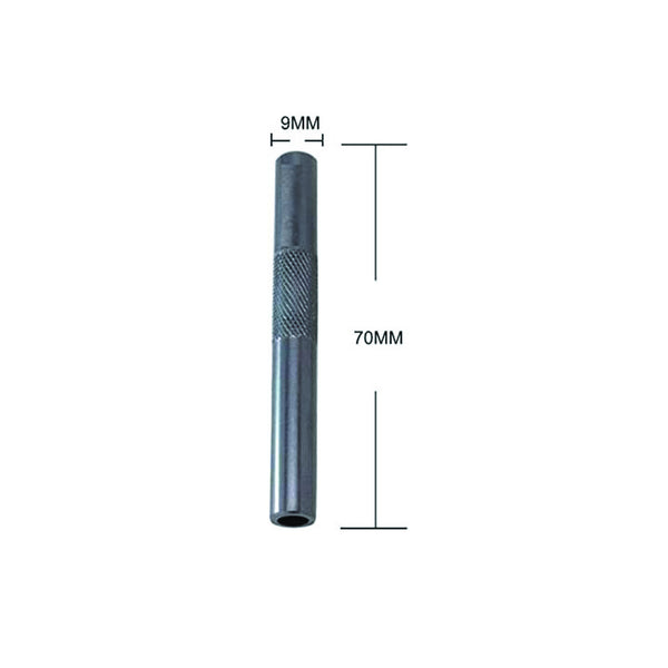 1 x Röhrchen aus Aluminum– für deinen Schnupftabak- Zieh - Röhrchen - Snuff - Snorter Dispenser – Länge 70mm 4 (Chrome)
