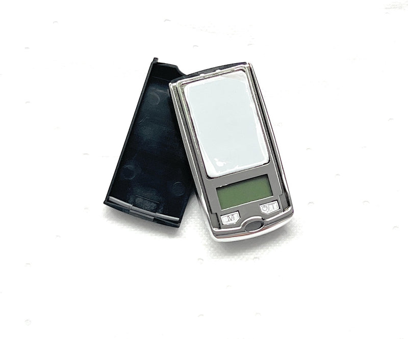 Mini digital scale with pendant in the shape of a car key